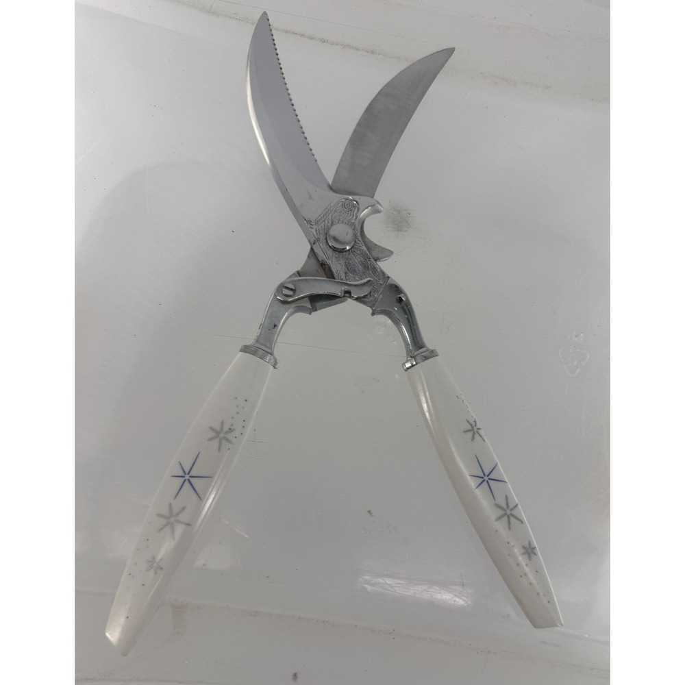 Sheffield Poultry Shears Atomic Starburst Mid Century Modern MCM Vintage Italy